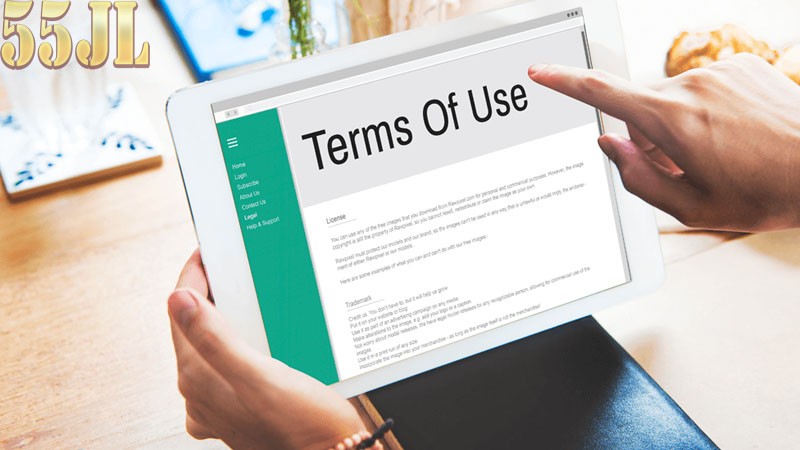 Terms and Conditions at 55JL