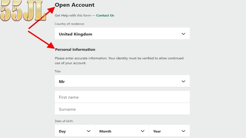 Step-By-Step Guide To Signing Up On 55JL 